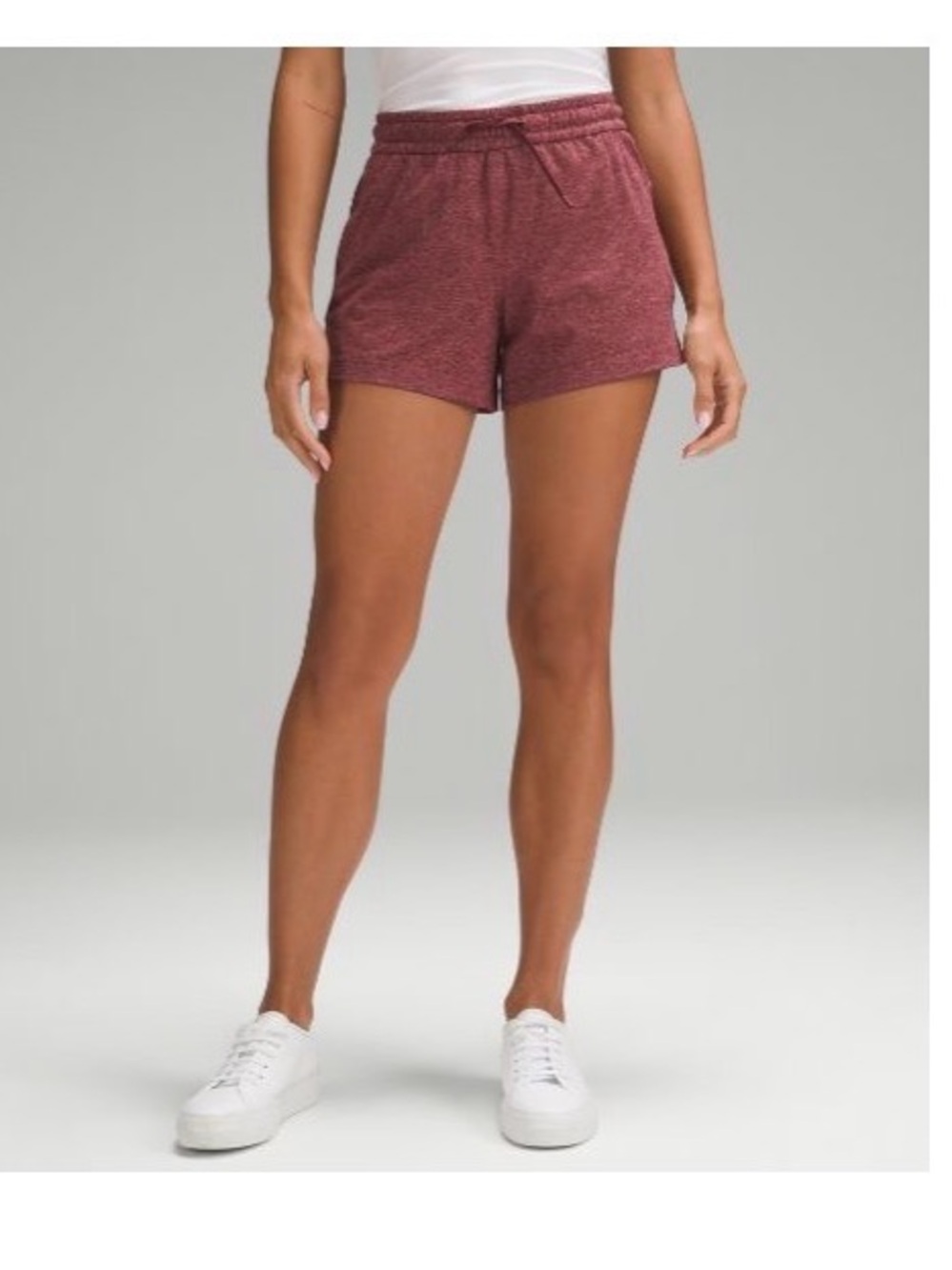 Lululemon Soft Jersey Heathered mid-rise Shorts